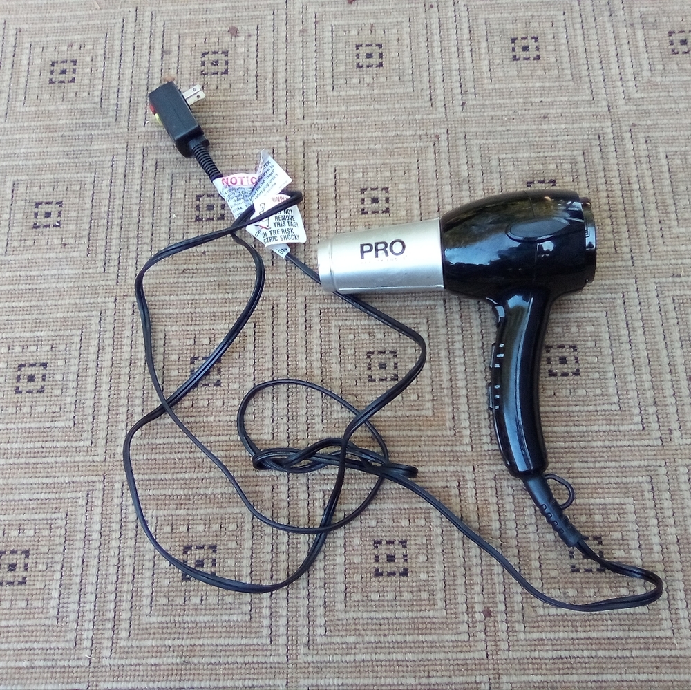 Black and Silver Hair Dryer